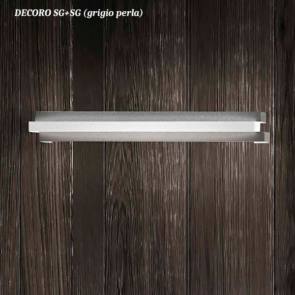 Applique moderno promoingross reflex a60 wh led metallo switch lampada parete - Promoingross