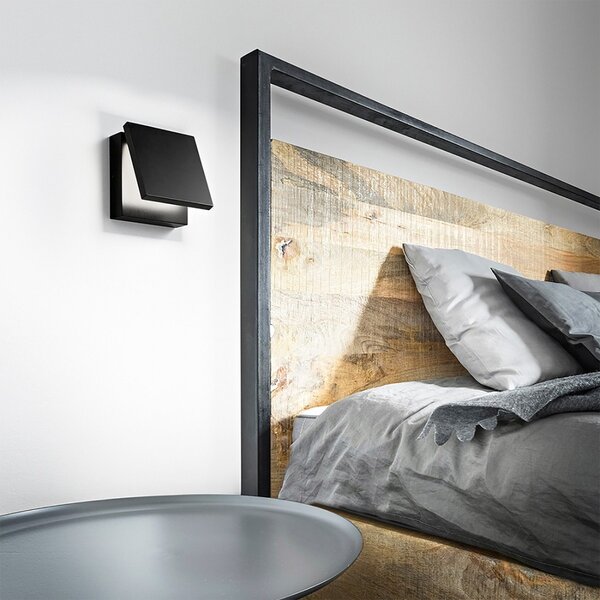 Applique moderne perenz secret 6706 n lc led lampada parete regolabile - Perenz