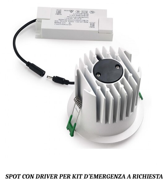 Faretto incasso pan international bobby led ip20 lampada soffitto cartongesso - Pan International