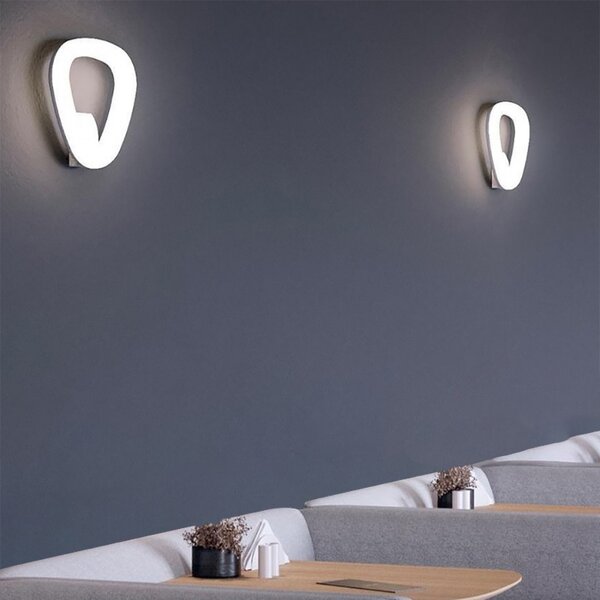 Applique esterno sovil daphne 99779 98779 led ip65 bianco lampada parete giardino - Sovil Illuminazione
