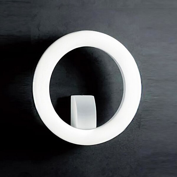 Applique led esterno moderna sovil omega 98777 bianco led alluminio lampada parete - Sovil Illuminazione