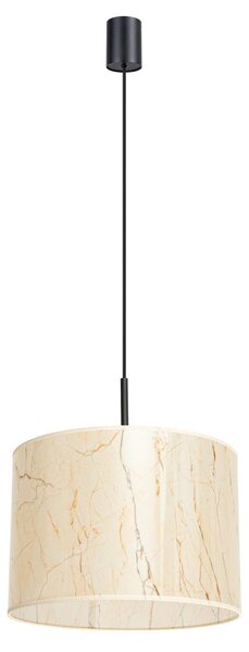 Lampada a sospensione NEVIA in marmo 1xE27 15W PVC 137x40x40cm Sollux Lighting