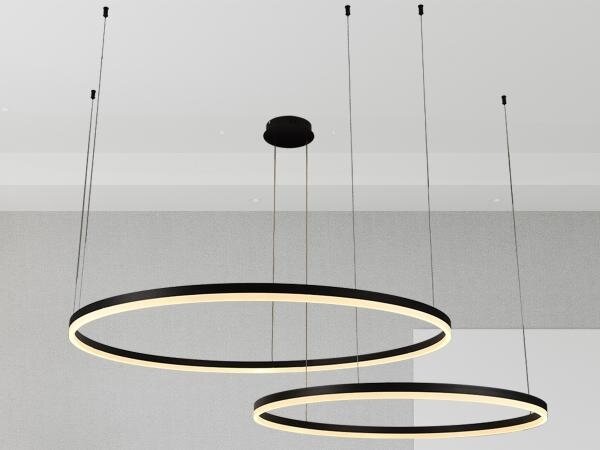 Lampadario a sospensione con filo LED dimmerabile LED/128W/230V 3000-6500K + telecomando