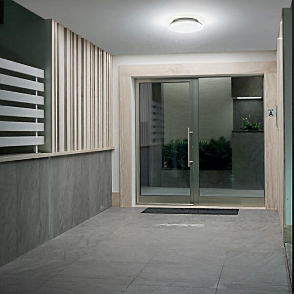 Plafoniera esterno moderna sovil hilton 98509 99509 led nylon lampada soffitto - Sovil Illuminazione