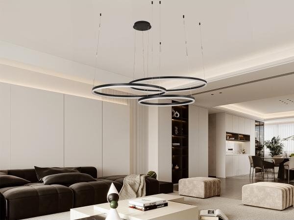 Lampadario a sospensione con filo LED dimmerabile LED/170W/230V 3000-6500K + telecomando