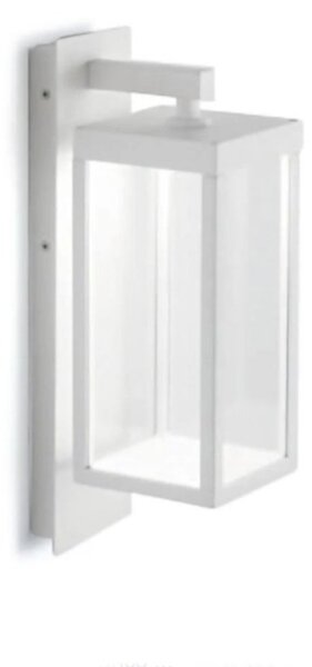 Applique moderno gea led ges770 led 4000 ip65 alluminio vetro bianco - Gea Led