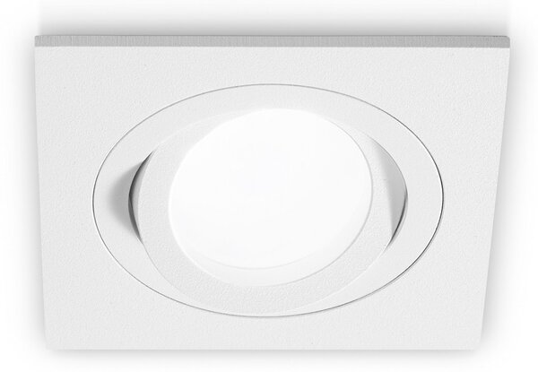 Faretto incasso gea led gfa041 gu10 led ip20 orientabile alluminio moderno - Gea Led