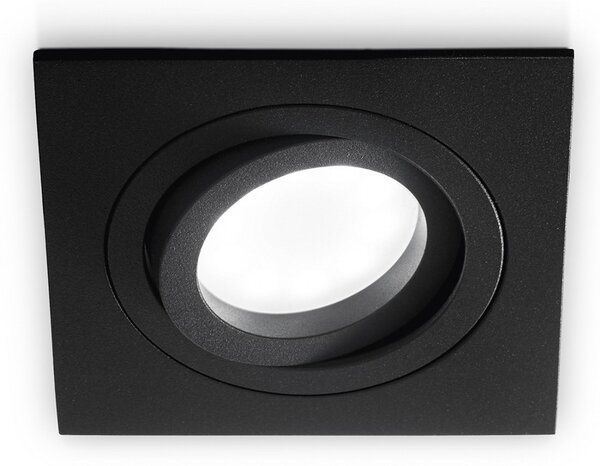 Faretto incasso gea led gfa042 gu10 led ip20 orientabile alluminio moderno - Gea Led