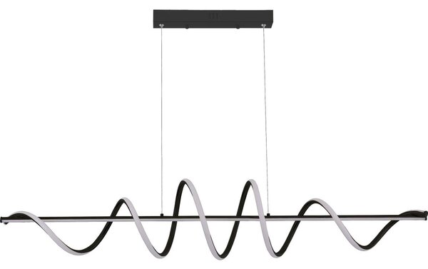 Zuma Line MS902-BK - Lampadario a sospensione su cavo ESERO LED/60W/230V nero