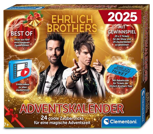 Fratelli Clementoni Ehrlich - Calendario dell'Avvento di magia
