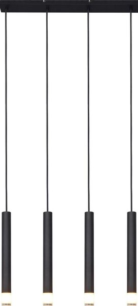 Zuma Line P241125804BL - Lampadario a sospensione con cavo VELIC 4xG9/5W/230V nero