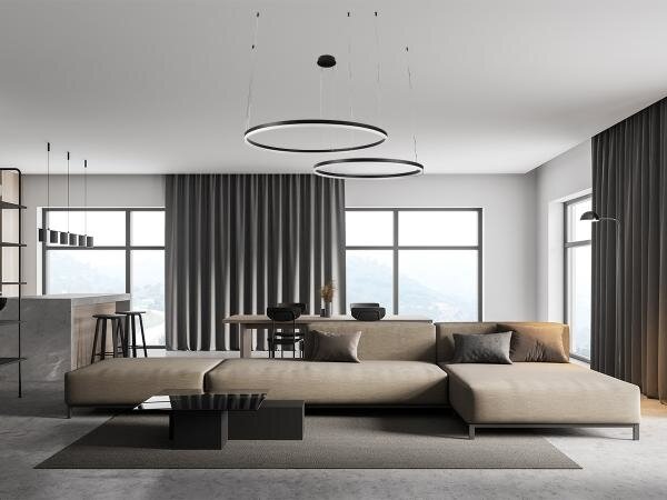 Lampadario a sospensione con filo LED dimmerabile LED/100W/230V 3000-6500K + telecomando