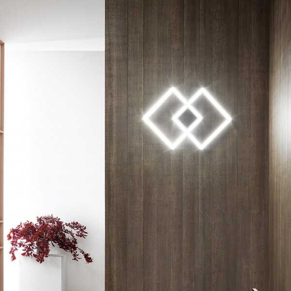 Applique led gea luce afrodite pp lampada parete soffitto moderna - Gea Luce