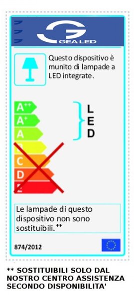 Faretto incasso led gea led faye gfa362 ip54 nero lampada soffitto moderna - Gea Led