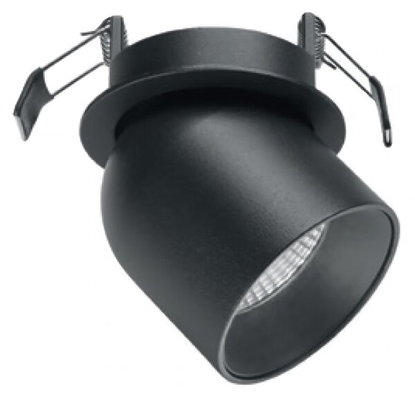 Faretto incasso gea led portia gfa442 nero lampada soffitto orientabile - Gea Led