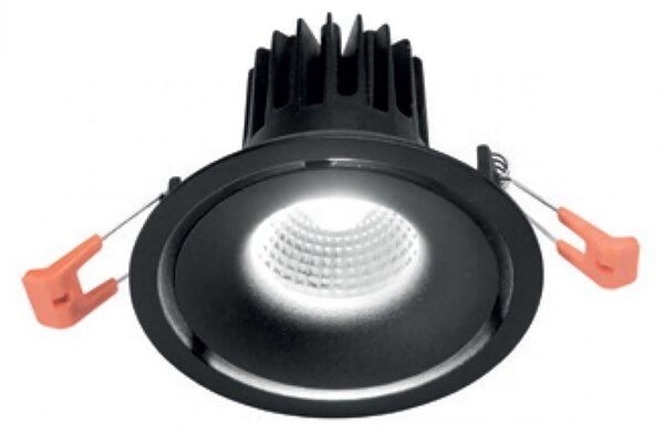 Faretto incasso led gea led eden gfa1031c nero lampada soffitto moderna - Gea Led
