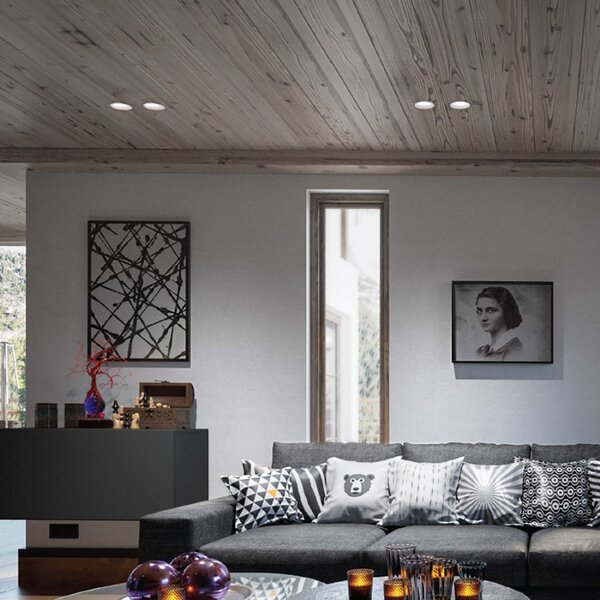 Faretto incasso led gea led vega gfa1050n bianco lampada soffitto moderna - Gea Led