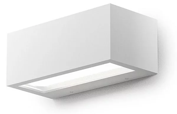 Applique esterno gea led ruhm led ip65 ges971 lampada parete biemissione moderna - Gea Led
