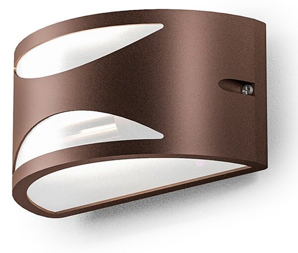 Applique esterno gea led nami ges1042 led ip54 e27 lampada parete biemissione classica - Gea Led
