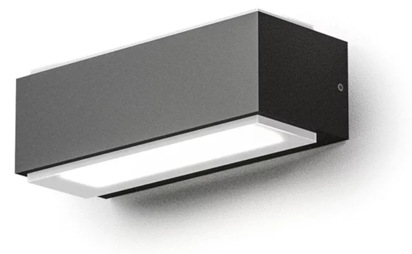 Applique esterni gea led ges960 led ip65 4000k biemissione alluminio moderno - Gea Led
