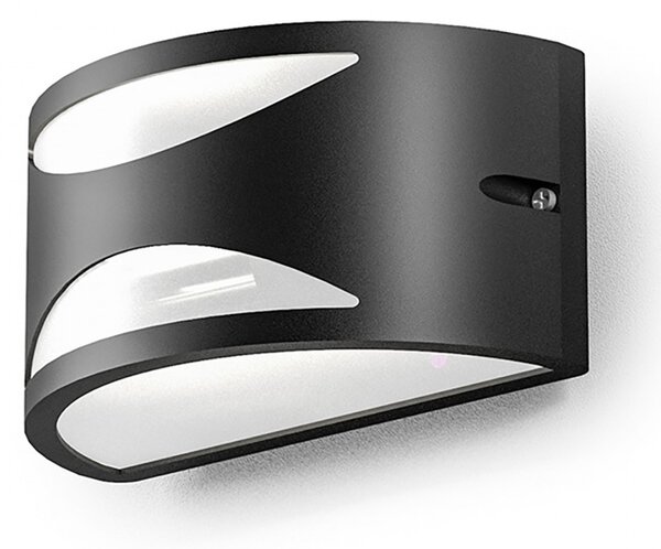 Applique esterno gea led nami ges1041 led ip54 e27 lampada parete biemissione moderna - Gea Led