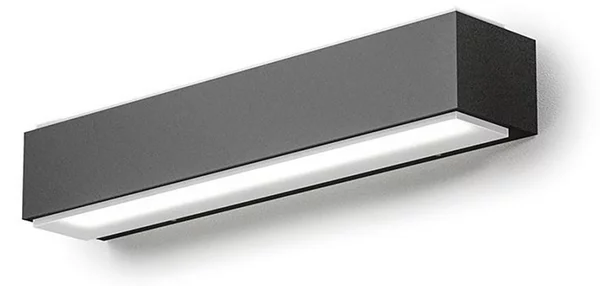 Applique esterno gea led led ip65 ges963 lampada parete biemissione moderna - Gea Led