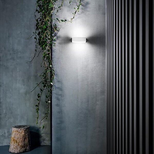 Applique esterni gea led ges961 led ip65 4000k biemissione alluminio moderno - Gea Led