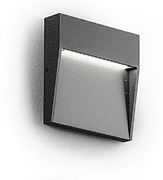 Applique esterno gea led sol q ges980 ges980c lampada parete moderna - Gea Led