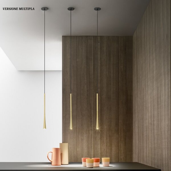 Lampada soffitto incasso led gea luce dafne sp i oro classico sospensione - Gea Luce