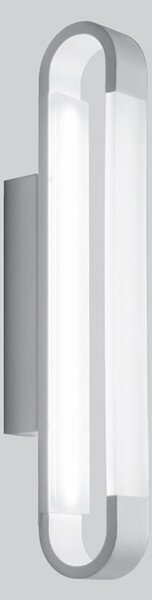 Applique led gea luce ring gap470c 3000°k 1260lm ip44 lampada parete moderna - Gea Luce