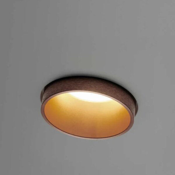 Faretto incasso sforzin illuminazione thessaly t336 rame gu10 led ip20 classico gesso lampada soffitto tondo - Sforzin Illuminazione