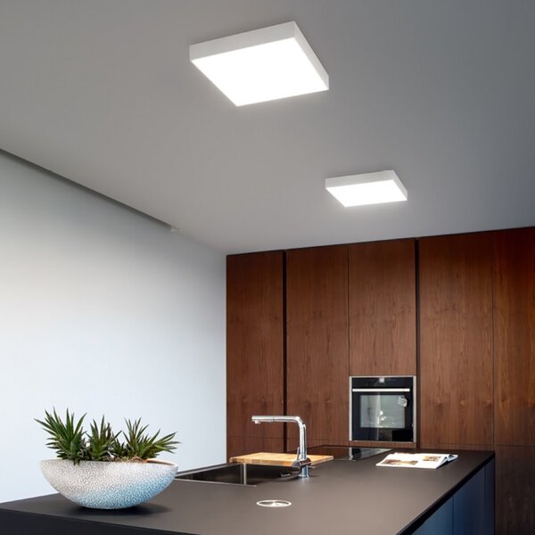 Plafoniera led moderna gea led biham q gpl310n 3529lm lampada soffitto alluminio metacrilato - Gea Led