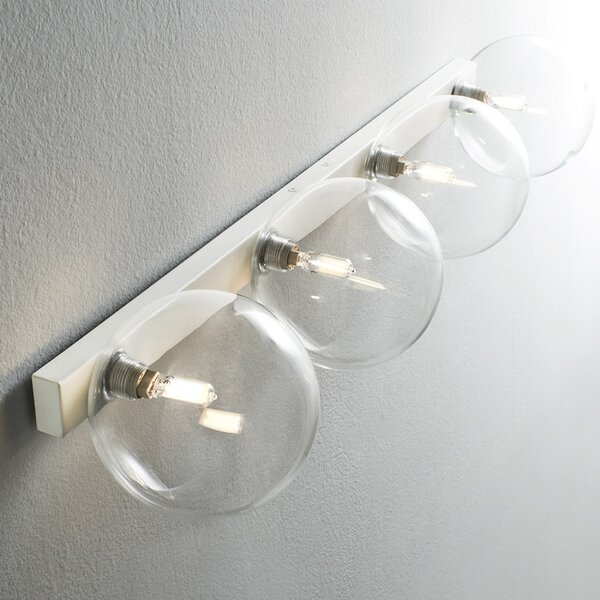 Plafoniera moderna illuminando pallina palli4bntr g9 led vetro lampada soffitto - Illuminando