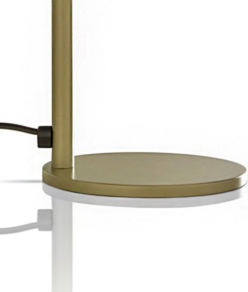 Abat-jour classica illuminando bolle lu 1 or g9 led metallo vetro sfera lampada tavolo - Illuminando