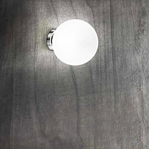 Applique globo perenz grape 6349 e27 led sfera vetro lampada parete - Perenz