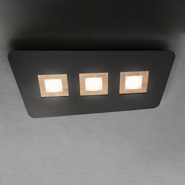 Plafoniera illuminando dedalo deda3slanfr gx53 led lampada parete soffitto - Illuminando