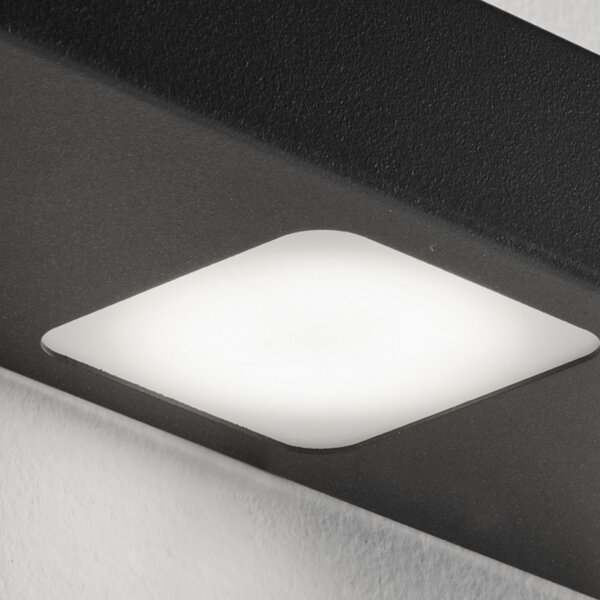 Applique moderno illuminando up-dow3+2slan gx53 led metallo parete - Illuminando