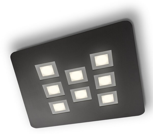 Plafoniera illuminando dedalo deda8slangr gx53 led lampada parete soffitto - Illuminando