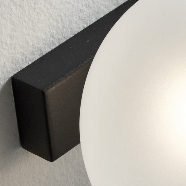 Applique moderna illuminando pallina palli2nrst g9 led vetro lampada parete soffitto - Illuminando