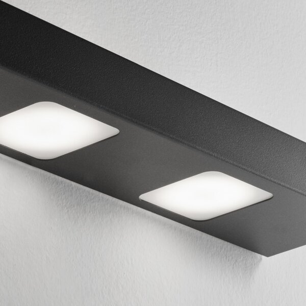 Applique moderno illuminando up-dow3+2slan gx53 led metallo parete - Illuminando