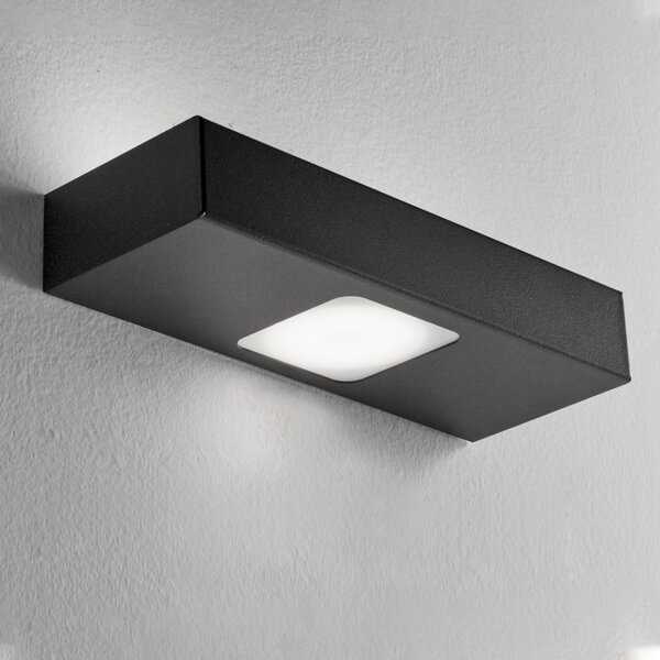 Applique moderna illuminando up-dow2+1slan gx53 led metallo parete - Illuminando