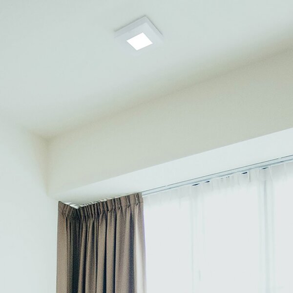 Plafoniera gesso led belfiore 9010 flot glass 8913.40131 lampada soffitto parete - Belfiore - 9010