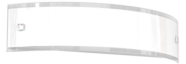 Applique moderno top light linear 1076 a50 e27 led vetro lampada parete soffitto - Top Light