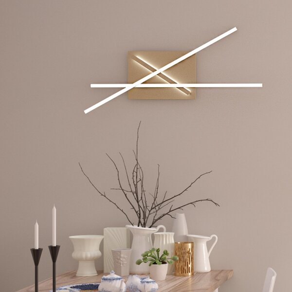 Applique classico top light dna 1182 100 go led lampada parete - Top Light