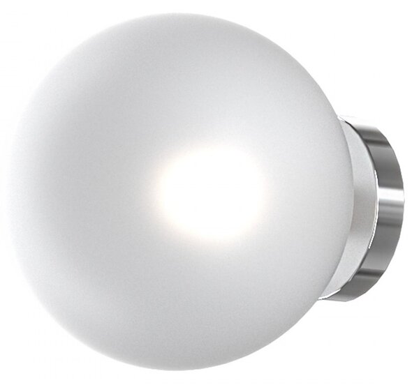Applique moderna top light eclipse 1184 cr a bf g9 led vetro lampada parete - Top Light