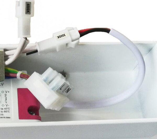 Applique moderno top light dna 1182 45 bi led lampada parete bianco - Top Light