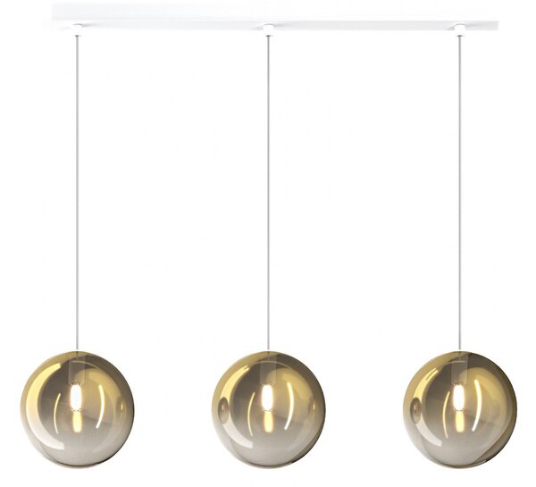 Plafoniera moderna top light eclipse 1184 s3 g9 led vetro lampada soffitto - Top Light