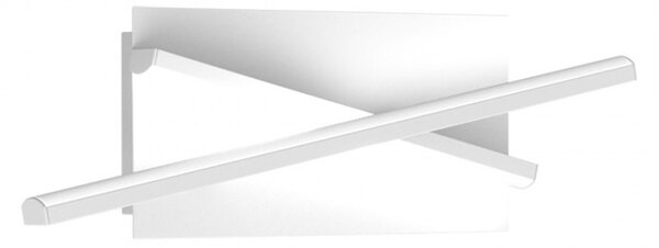 Applique moderno top light dna 1182 35 bi led lampada parete bianca - Top Light