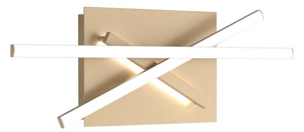 Applique classico top light dna 1182 45 go led lampada parete oro - Top Light