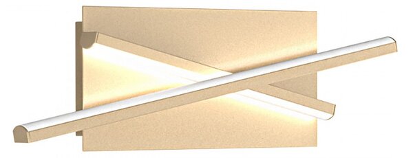 Applique classico top light dna 1182 35 go led lampada parete oro - Top Light